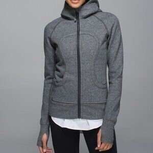 lululemon athletica Gray scuba Hoodie